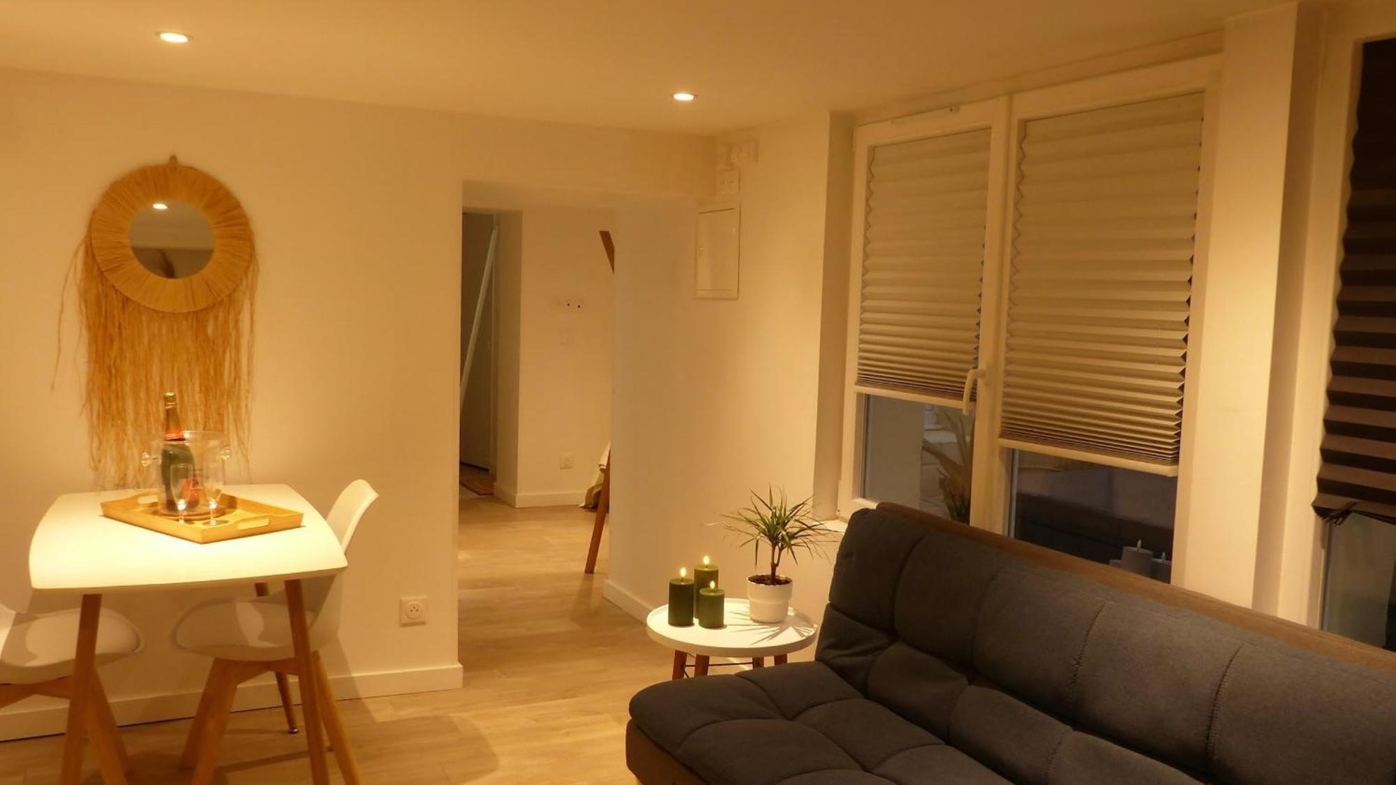 Apartamento Cosyrouen Jacuzzi Parking Gratuit Exterior foto